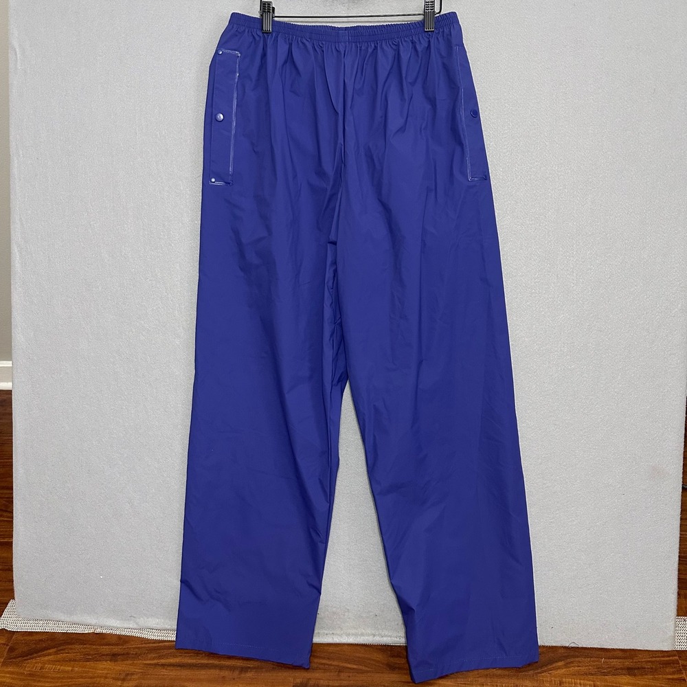 Columbia Sportswear Women XL Purple Rain Pants Waterproof Hiking Outdoor Pants